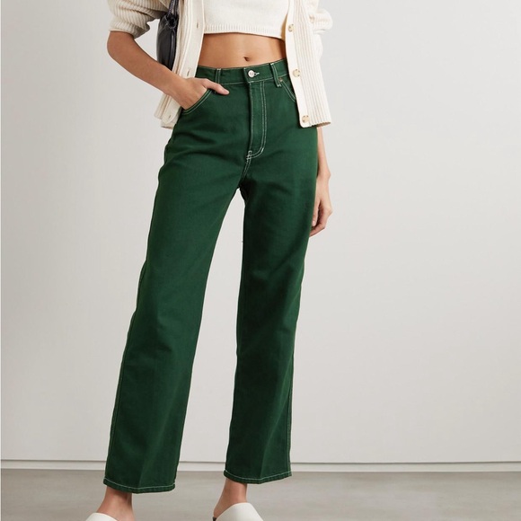 Reformation Green Women's Jeans - Picture 1 of 3